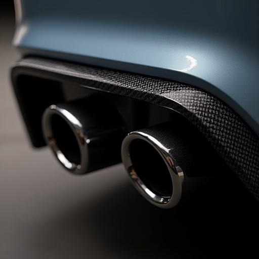 Custom carbon fiber spoiler and titanium exhaust tips.